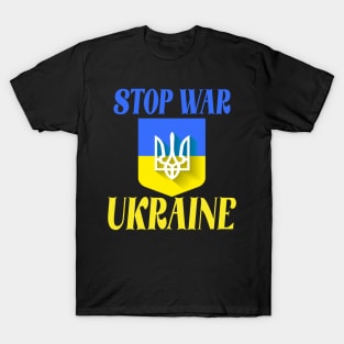 Ukraine trident Ukraine flag Ukrainian flag Ukraine T-Shirt